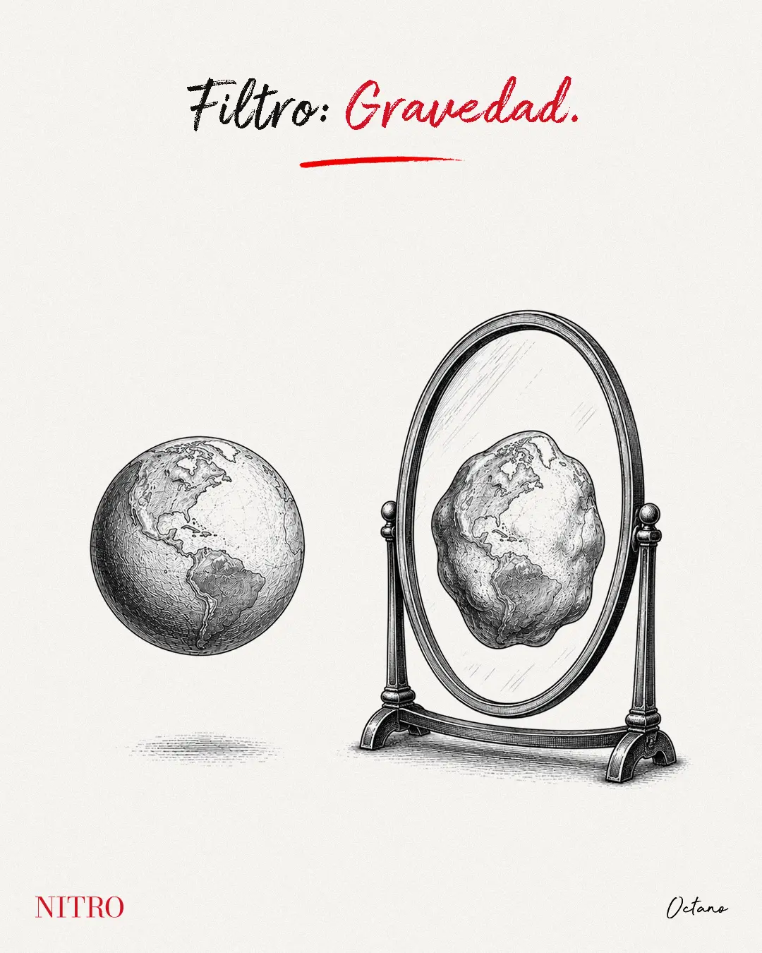 Geoide de la NASA: Filtro, gravedad