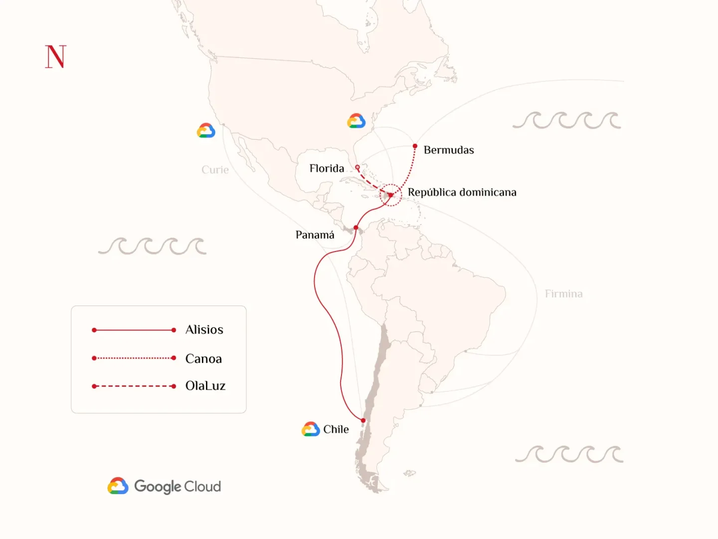La frontera entre las Big Tech y las telecos se hace menos nítida: Google tiende 3 nuevos cables submarinos