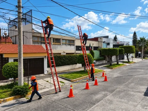 Torres, fibra y postes de infraestructura de telecomunicaciones regulados por la CRT y municipios.